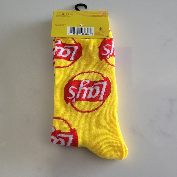 Lay's Potatoe Chips Fun Fashion Novelty Crew Socks Men's Crazy Wild Snack Fun - Picture 7 of 16